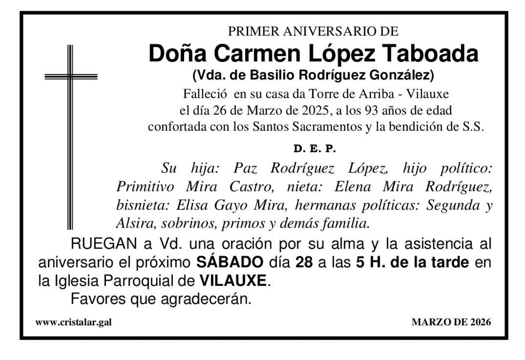 CARMEN LÓPEZ TABOADA