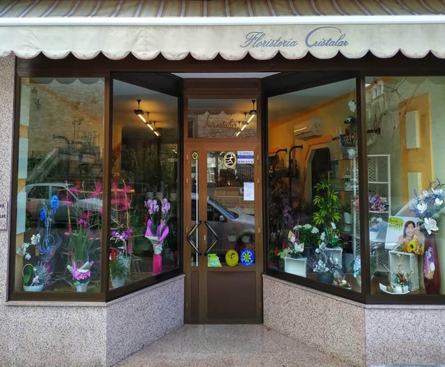 Arreglo floral de la floristería Cristalar en Chantada