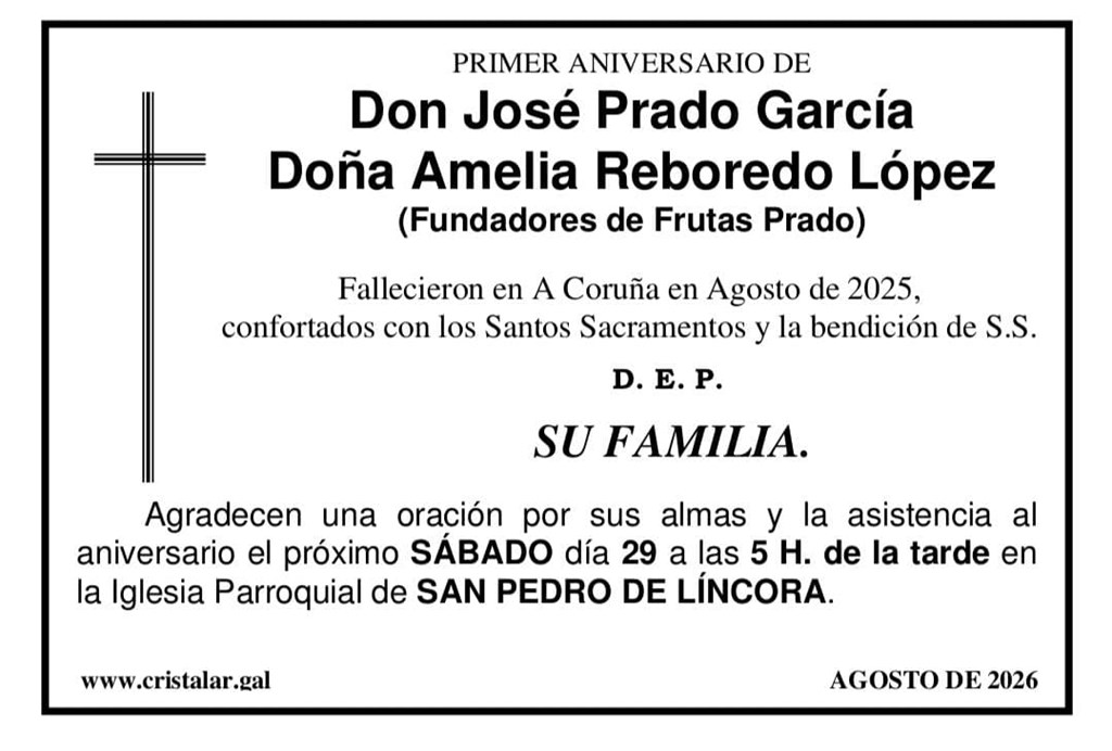 JOSÉ PRADO Y AMELIA REBOREDO