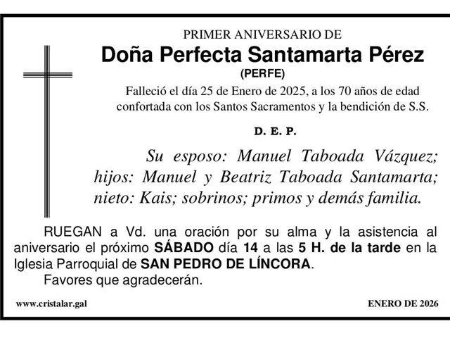 PERFECTA SANTAMARTA PÉREZ